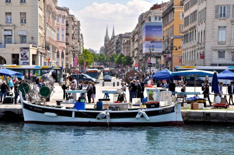 Excursion en bateau pour découvrir l'histoire de La Canebière située dans le 2nd arrondissement de Marseille sur le Vieux-Port