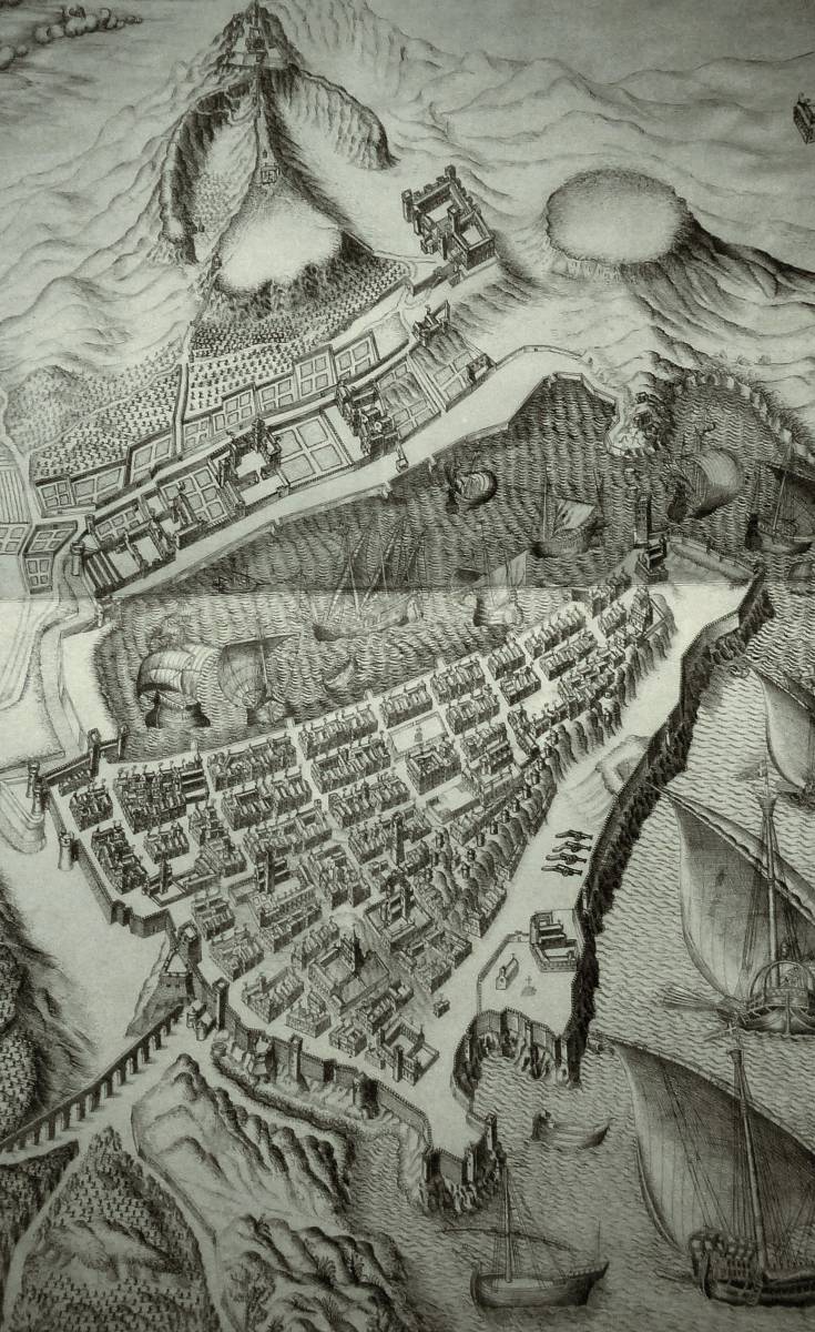 plan du port de marseille au XVIII siècle