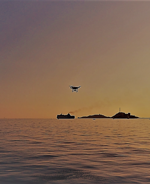 Marseille drone frioul bateau